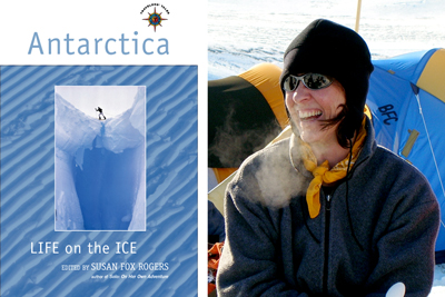 Susan Fox Rogers and her new anthology on Antarctica.
